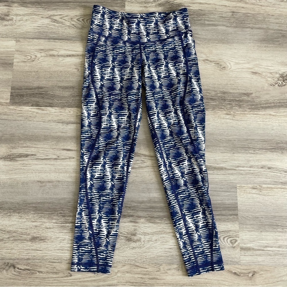 Vineyard Vines White and Blue Performance Legging Size Xs